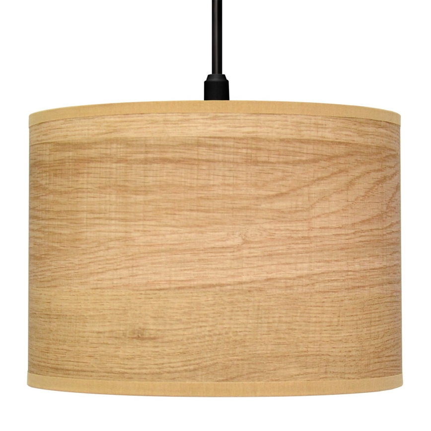 Lustra ar auklu ALBA 1xE27/15W/230V d. 20 cm brūna/melna