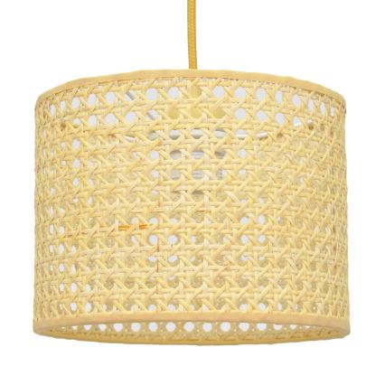 Lustra ar auklu ALBA 1xE27/15W/230V d. 20 cm rotanga