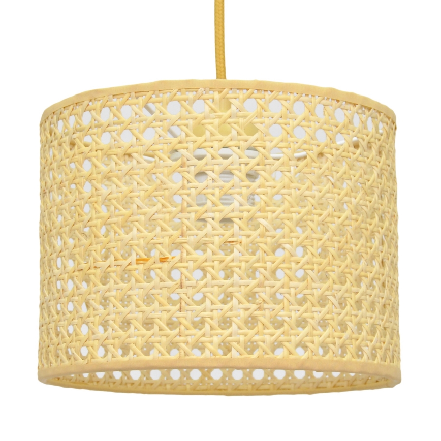Lustra ar auklu ALBA 1xE27/15W/230V d. 20 cm rotanga