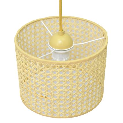 Lustra ar auklu ALBA 1xE27/15W/230V d. 20 cm rotanga