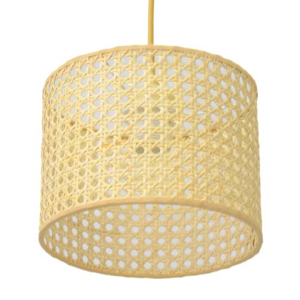 Lustra ar auklu ALBA 1xE27/15W/230V d. 20 cm rotanga