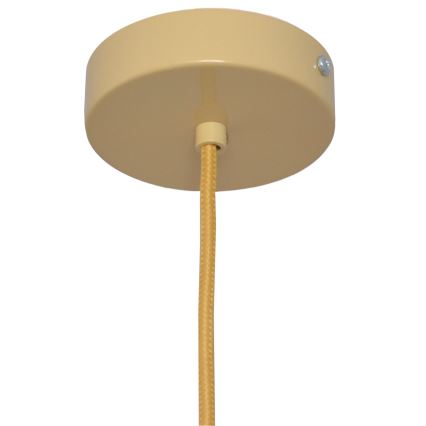 Lustra ar auklu ALBA 1xE27/15W/230V d. 20 cm rotanga