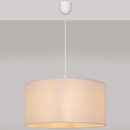 Lustra ar auklu ALBA 1xE27/15W/230V d. 40 cm balta
