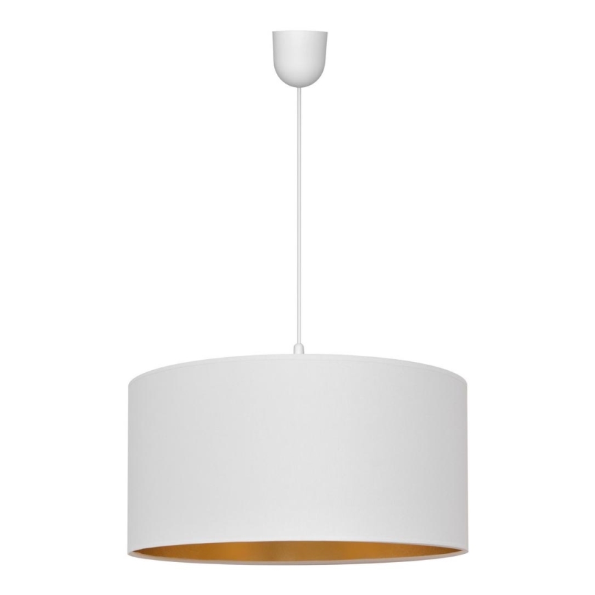 Lustra ar auklu ALBA 1xE27/15W/230V d. 40 cm balta/zelta