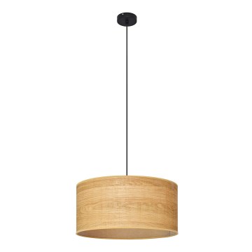Lustra ar auklu ALBA 1xE27/15W/230V d. 40 cm brūna/melna