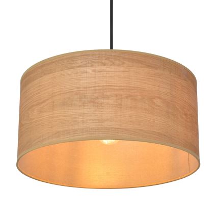 Lustra ar auklu ALBA 1xE27/15W/230V d. 40 cm brūna/melna