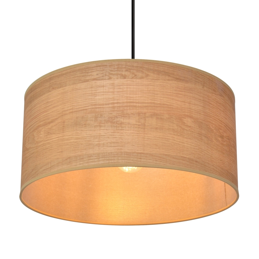 Lustra ar auklu ALBA 1xE27/15W/230V d. 40 cm brūna/melna
