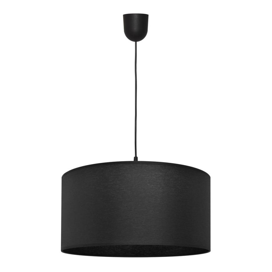 Lustra ar auklu ALBA 1xE27/15W/230V d. 40 cm melna
