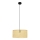 Lustra ar auklu ALBA 1xE27/15W/230V d. 40 cm rotanga/melna