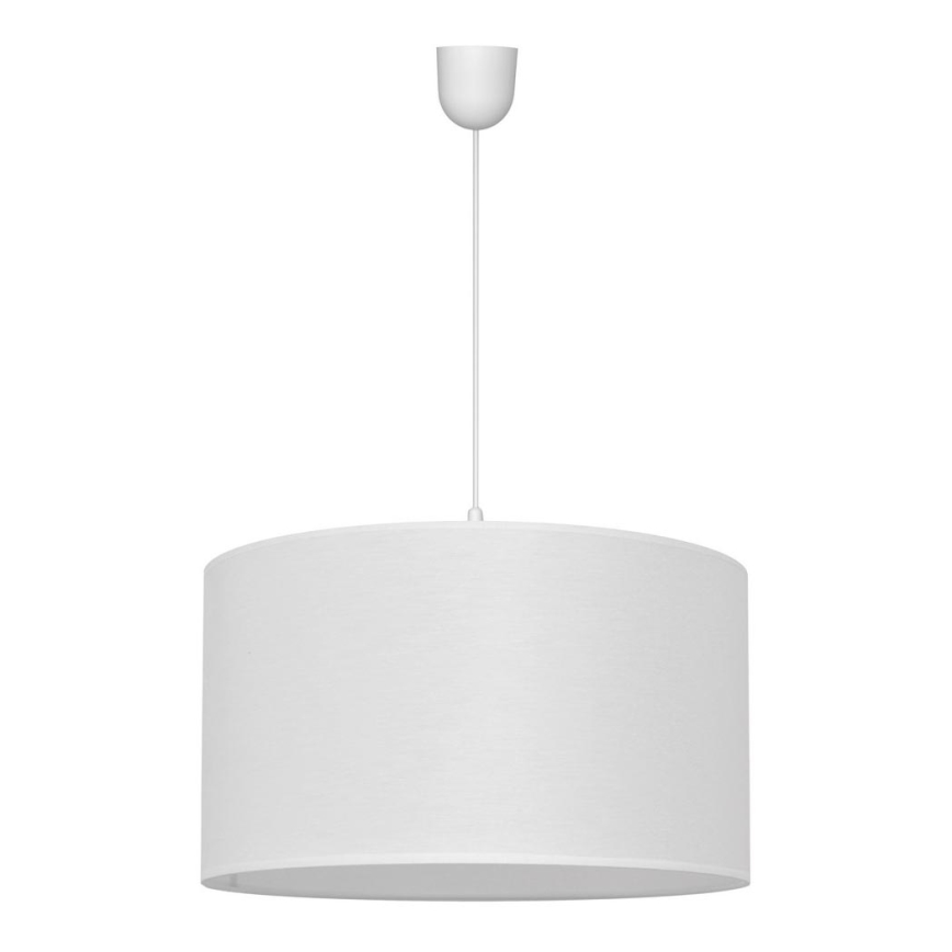 Lustra ar auklu ALBA 1xE27/15W/230V d. 45 cm balta