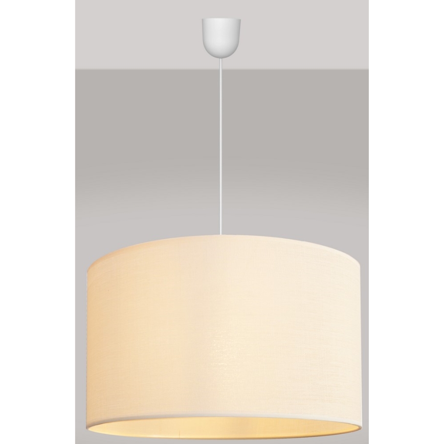 Lustra ar auklu ALBA 1xE27/15W/230V d. 45 cm bēša