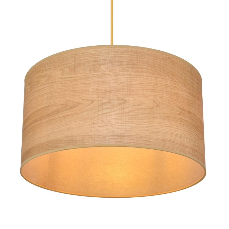 Lustra ar auklu ALBA 1xE27/15W/230V d. 45 cm brūna