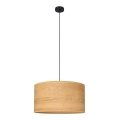Lustra ar auklu ALBA 1xE27/15W/230V d. 45 cm brūna/melna