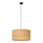 Lustra ar auklu ALBA 1xE27/15W/230V d. 45 cm brūna/melna