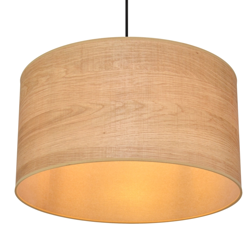 Lustra ar auklu ALBA 1xE27/15W/230V d. 45 cm brūna/melna