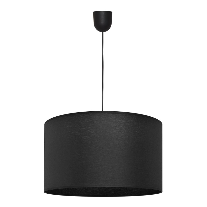 Lustra ar auklu ALBA 1xE27/15W/230V d. 45 cm melna