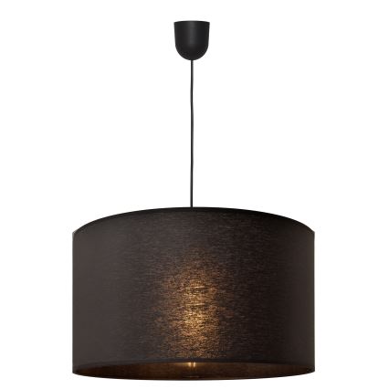 Lustra ar auklu ALBA 1xE27/15W/230V d. 45 cm melna