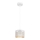 Lustra ar auklu ALDO 1xE27/60W/230V d. 15 cm balta