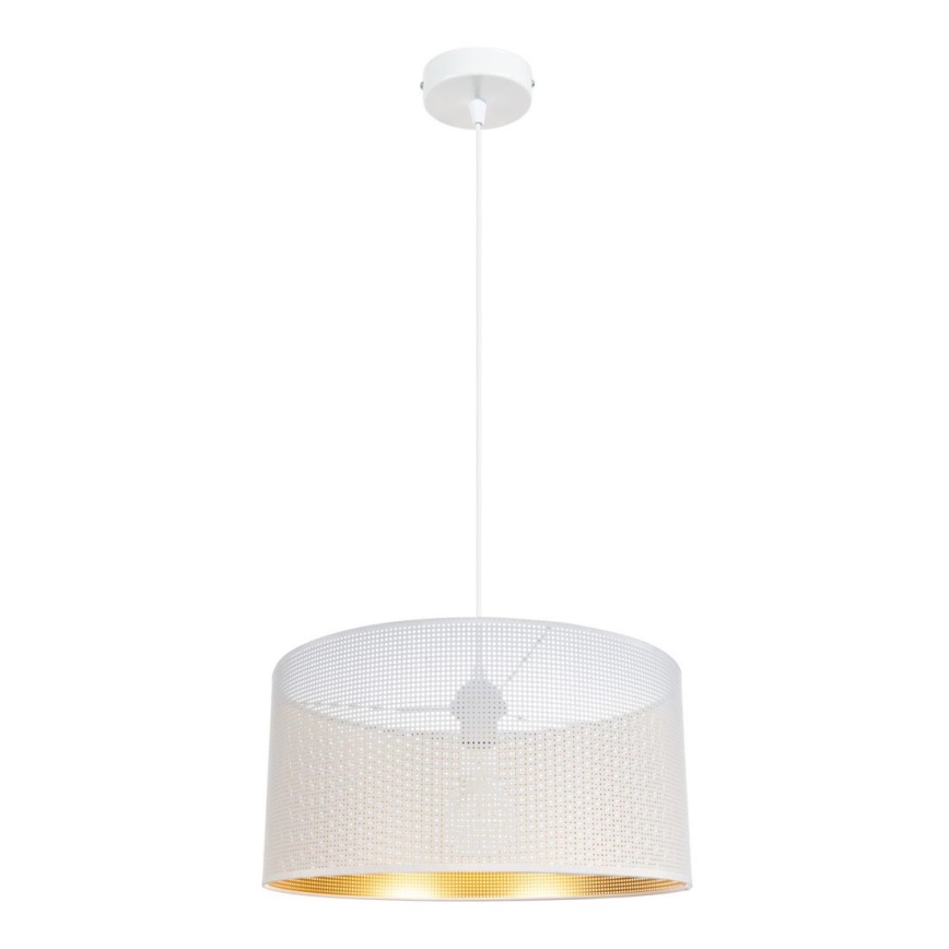 Lustra ar auklu ALDO 1xE27/60W/230V d. 40 cm balta