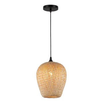 Lustra ar auklu ALMA 1xE27/60W/230V d. 23 cm bambusa