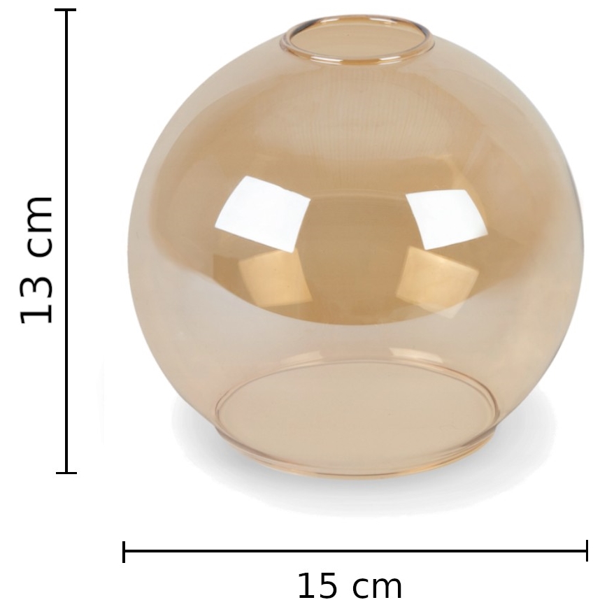Lustra ar auklu AMBRE BLACK 3xE27/60W/230V melna/dūmakains brūna