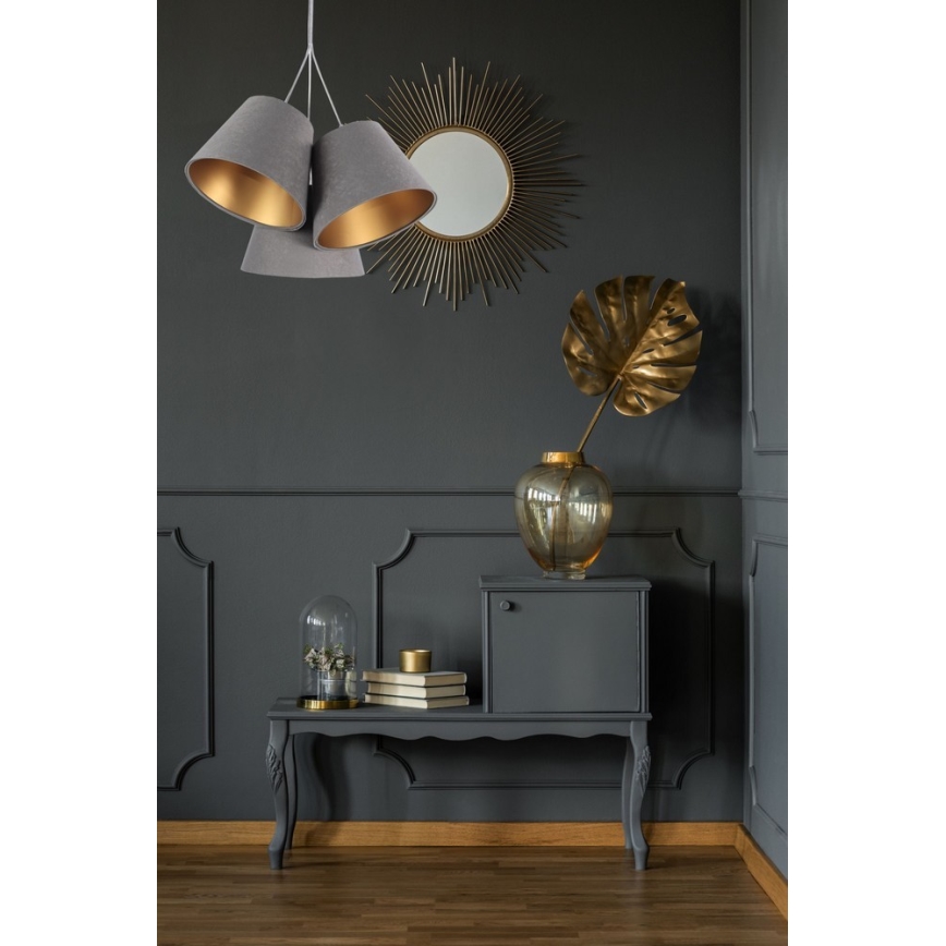 Lustra ar auklu AMBROSIA 3xE27/60W/230V