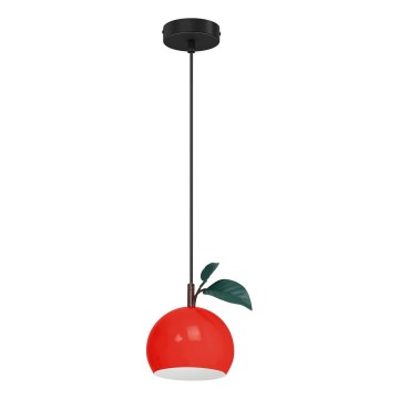 Lustra ar auklu APPLE 1xE27/15W/230V sarkana