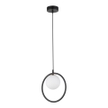 Lustra ar auklu AQUA 1xG9/12W/230V melna