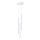 Lustra ar auklu ARCHE 3xG9/8W/230V balta