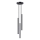 Lustra ar auklu ARCHE 3xG9/8W/230V melna