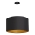 Lustra ar auklu ARDEN 1xE27/60W/230V d. 40 cm melna/zelta
