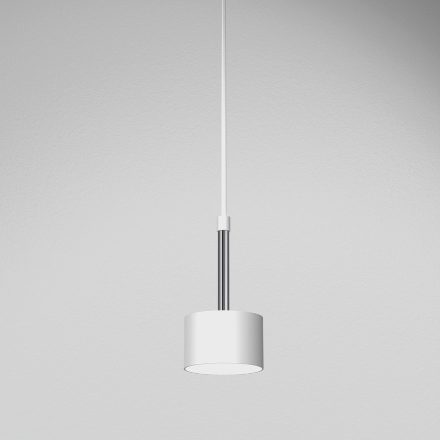 Lustra ar auklu ARENA 1xGX53/11W/230V balta/spīdīgi hromēts