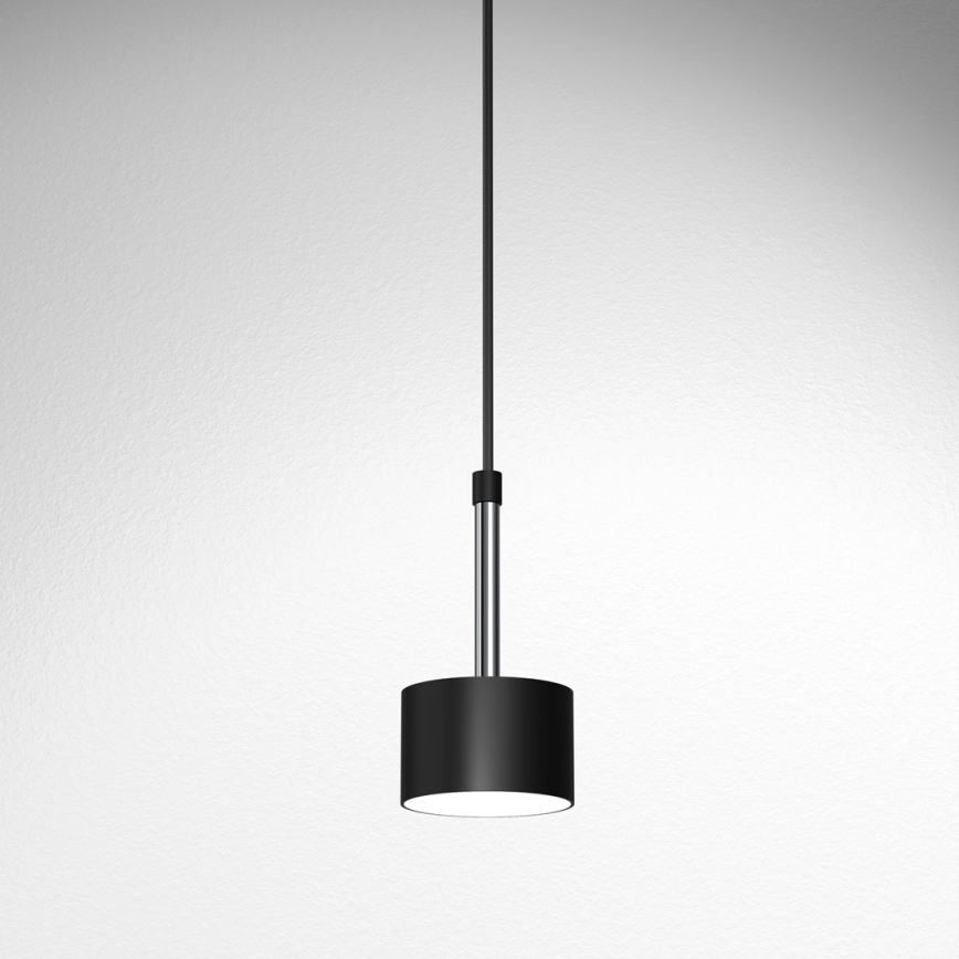 Lustra ar auklu ARENA 1xGX53/11W/230V melna/spīdīgi hromēts