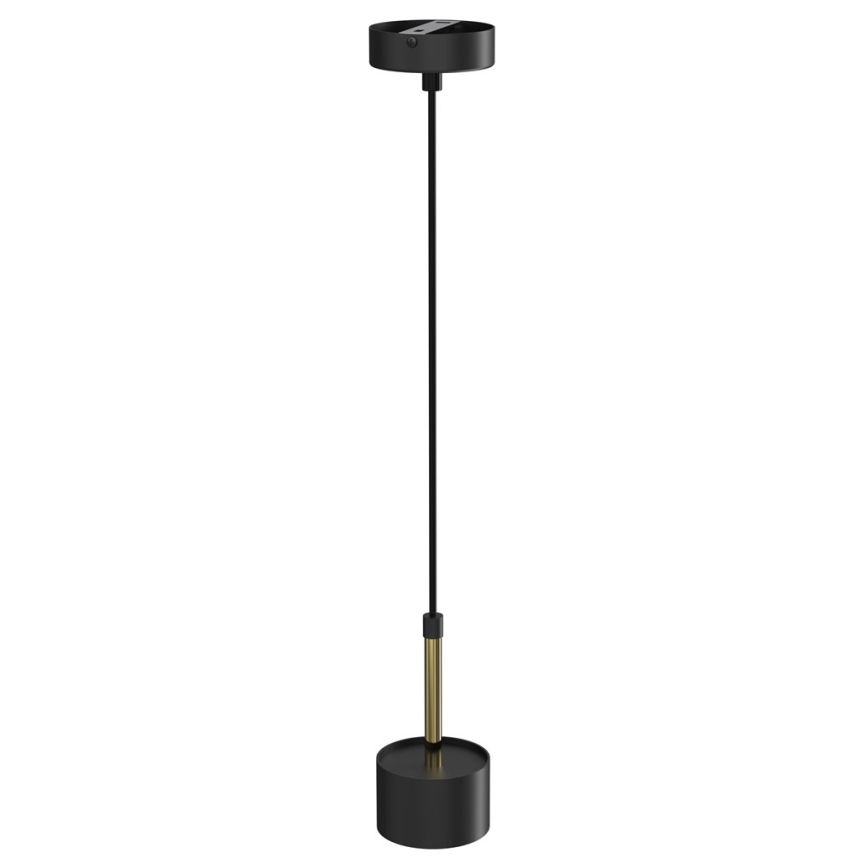 Lustra ar auklu ARENA 1xGX53/11W/230V melna/zelta