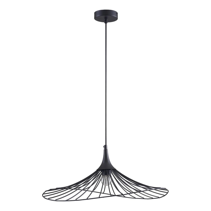 Lustra ar auklu ARIELLE 1xE27/20W/230V d. 50 cm melna