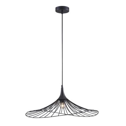 Lustra ar auklu ARIELLE 1xE27/20W/230V d. 50 cm melna