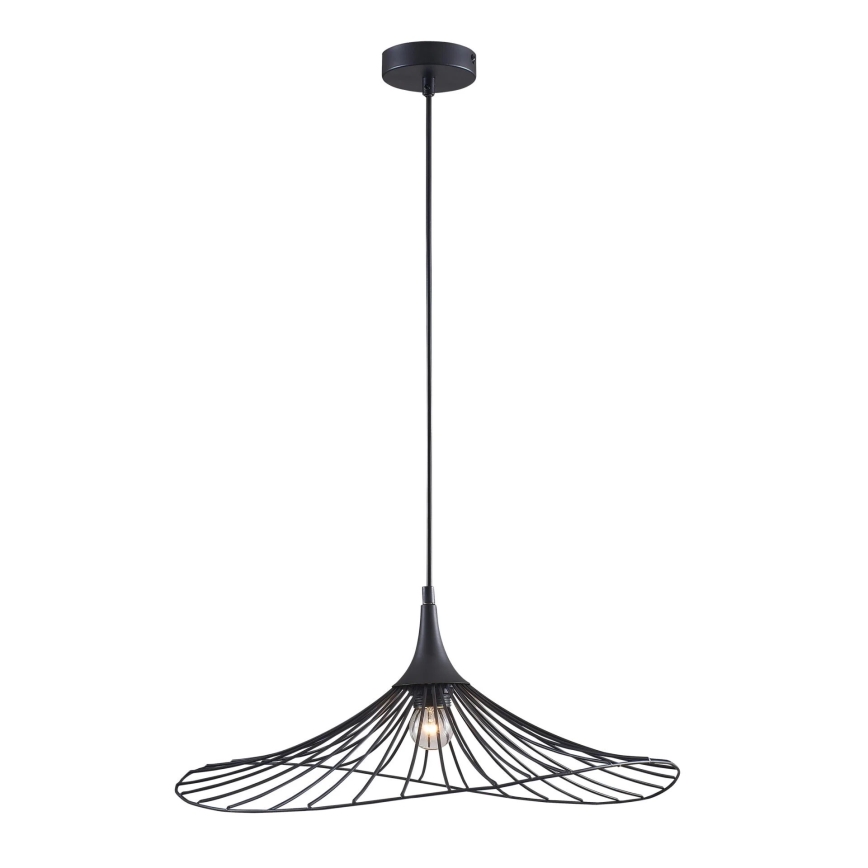 Lustra ar auklu ARIELLE 1xE27/20W/230V d. 50 cm melna