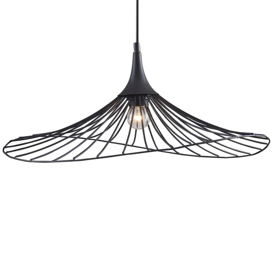 Lustra ar auklu ARIELLE 1xE27/20W/230V d. 50 cm melna