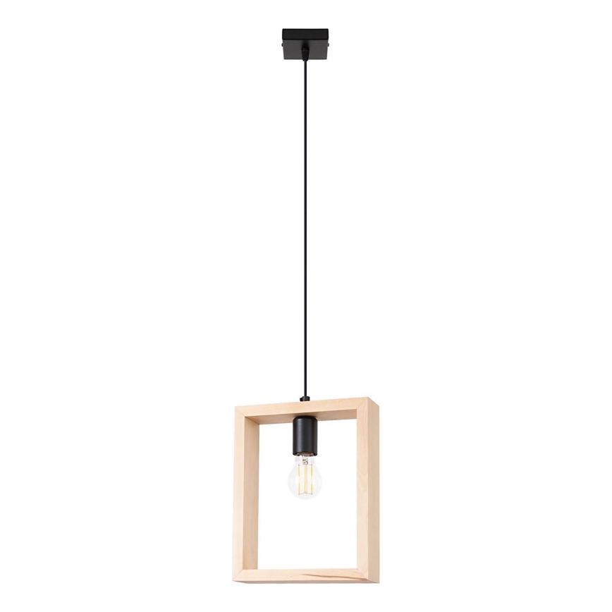 Lustra ar auklu ARIES 1xE27/15W/230V dižskābardis/bēša
