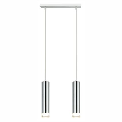 Lustra ar auklu ARMIN 1xGU10/10W/230V spīdīgi hromēts