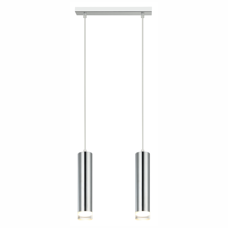 Lustra ar auklu ARMIN 1xGU10/10W/230V spīdīgi hromēts