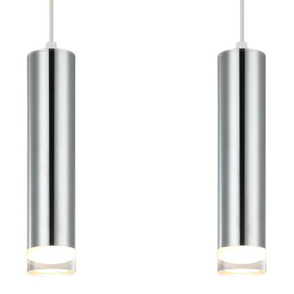 Lustra ar auklu ARMIN 1xGU10/10W/230V spīdīgi hromēts