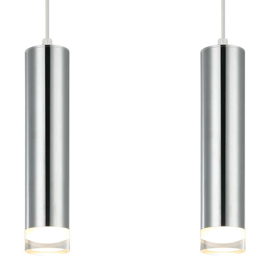 Lustra ar auklu ARMIN 1xGU10/10W/230V spīdīgi hromēts