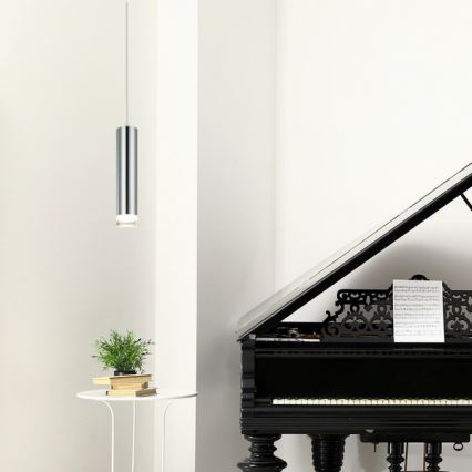 Lustra ar auklu ARMIN 3xGU10/10W/230V spīdīgi hromēts
