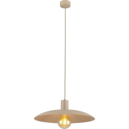 Lustra ar auklu ASTRA 1xE27/15W/230V d. 41 cm bēša