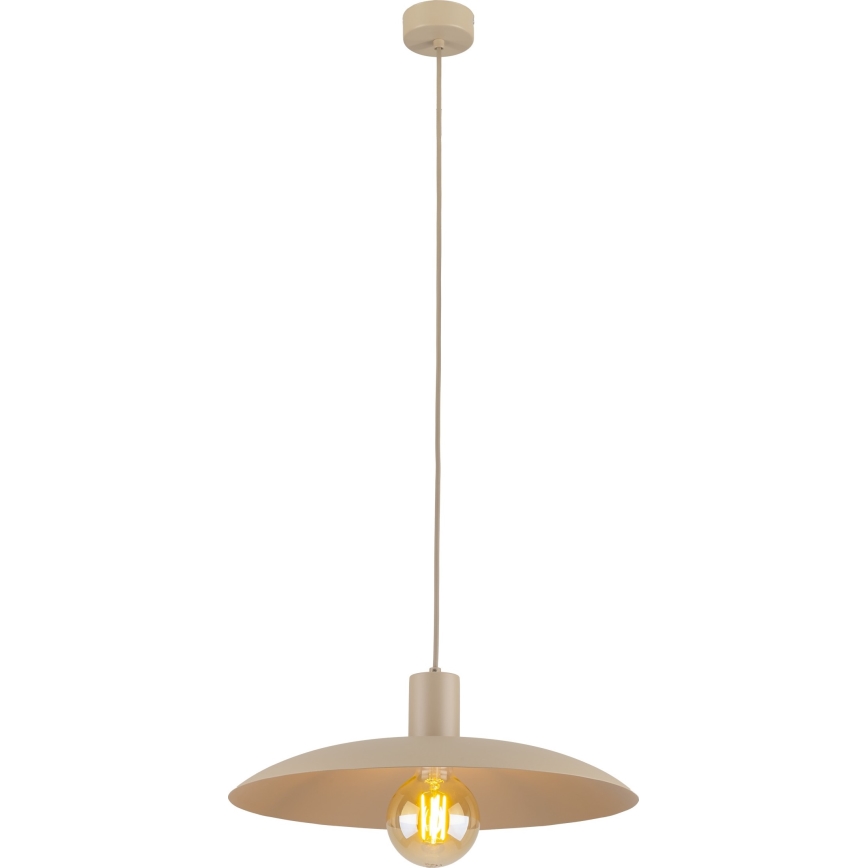 Lustra ar auklu ASTRA 1xE27/15W/230V d. 41 cm bēša