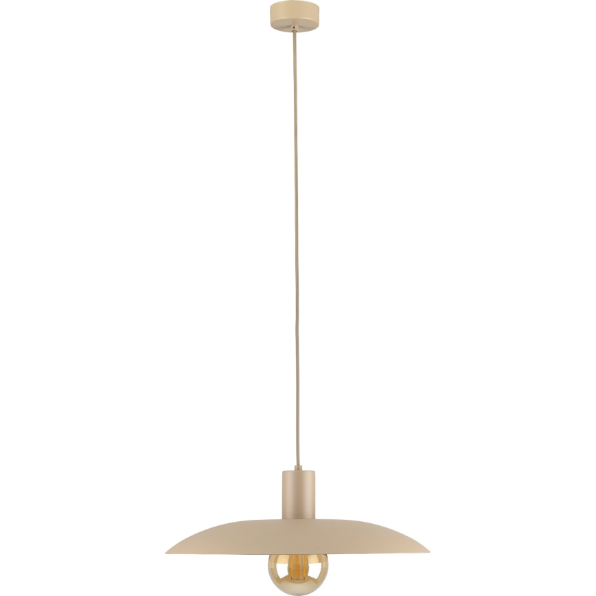 Lustra ar auklu ASTRA 1xE27/15W/230V d. 41 cm bēša