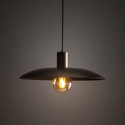 Lustra ar auklu ASTRA 1xE27/15W/230V d. 41 cm brūna