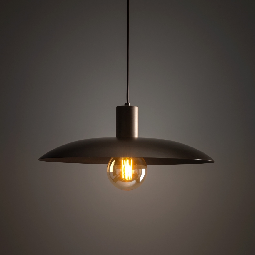 Lustra ar auklu ASTRA 1xE27/15W/230V d. 41 cm brūna