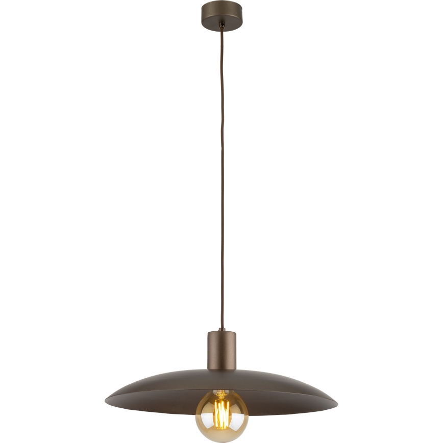 Lustra ar auklu ASTRA 1xE27/15W/230V d. 41 cm brūna